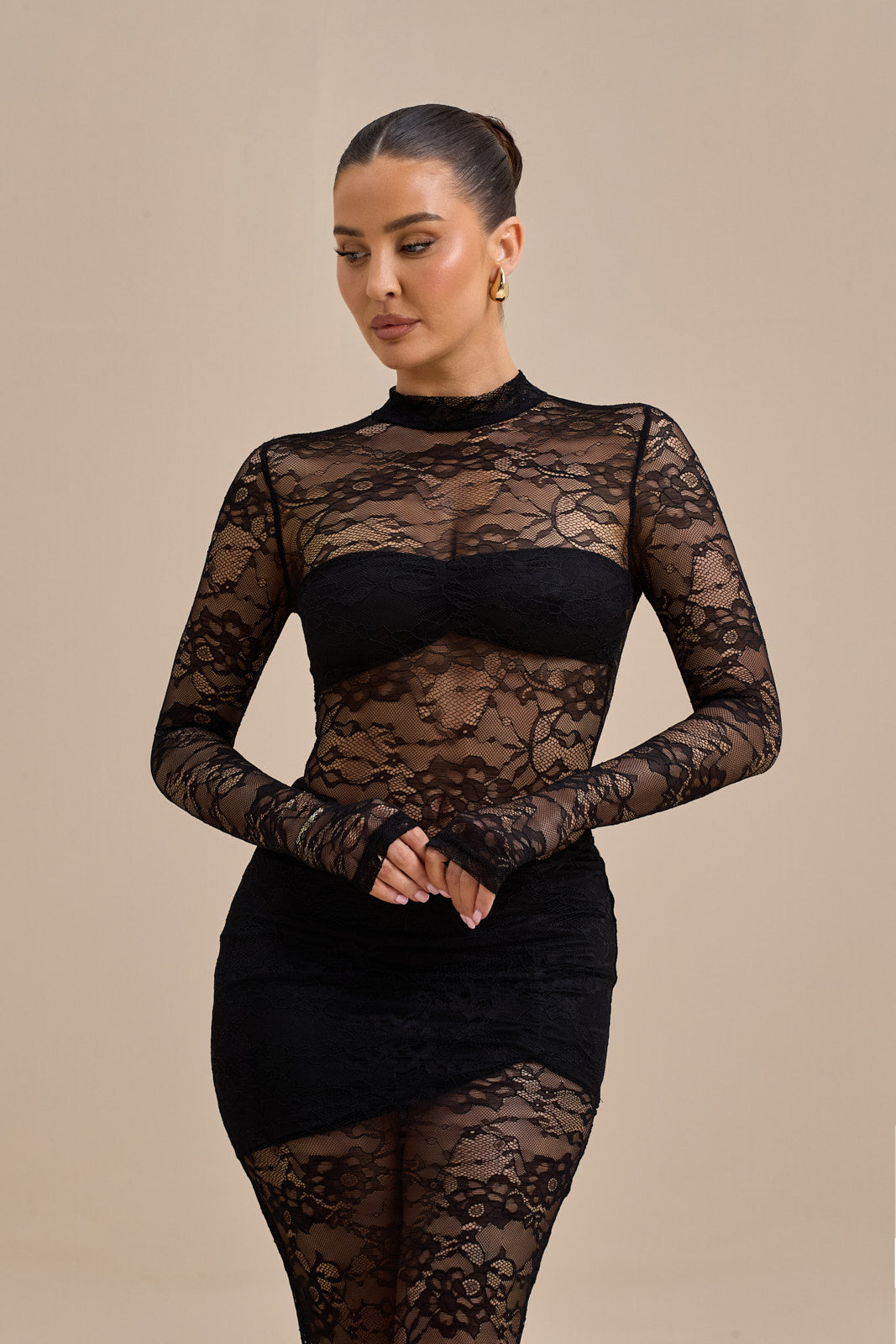 BRITNEY LACE BODYSUIT | BLACK Wander Doll BRITNEY LACE BODYSUIT | BLACK Wander Doll