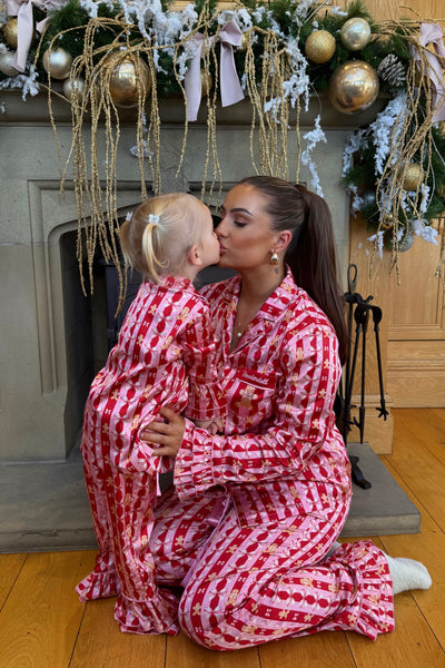 FC LONG CHRISTMAS PYJAMAS | GINGERBREAD & BOWS