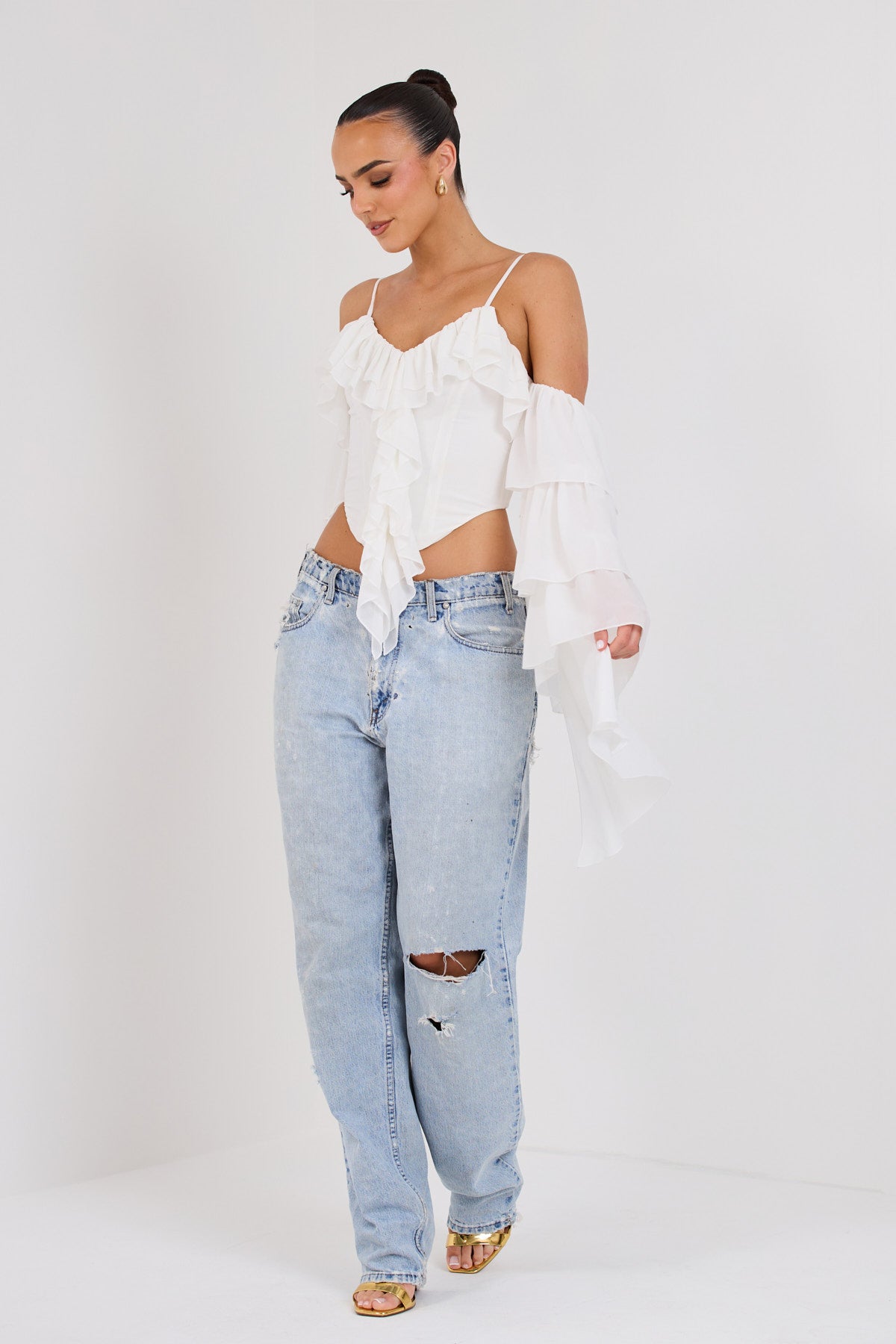 FC KENDAL CORSET TOP | WHITE