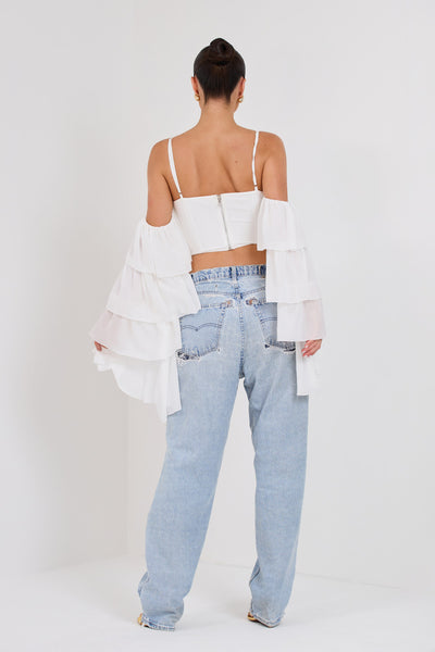 FC KENDAL CORSET TOP | WHITE