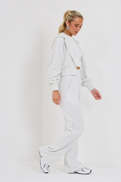 CONSTANCE STRAIGHT LEG JOGGER | GREY MARL
