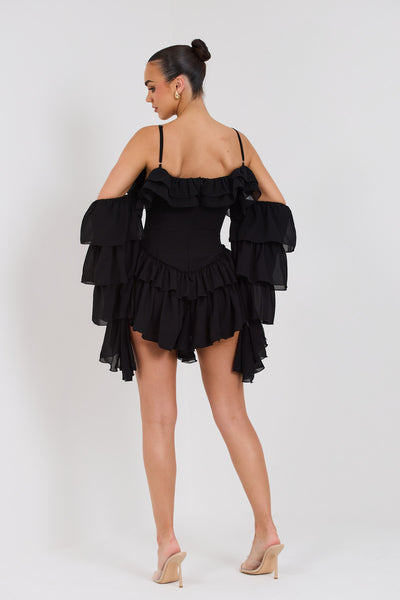 KENDAL PLAYSUIT | BLACK