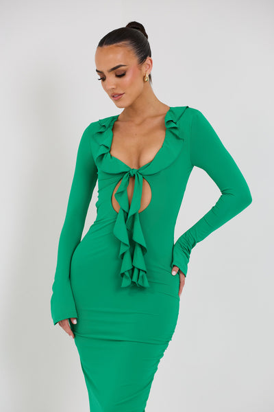 NICOLE DRESS | GREEN