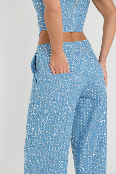 FC MAYA TROUSERS | BLUE GLAZE