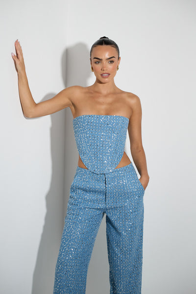 FC MAYA CORSET | BLUE GLAZE