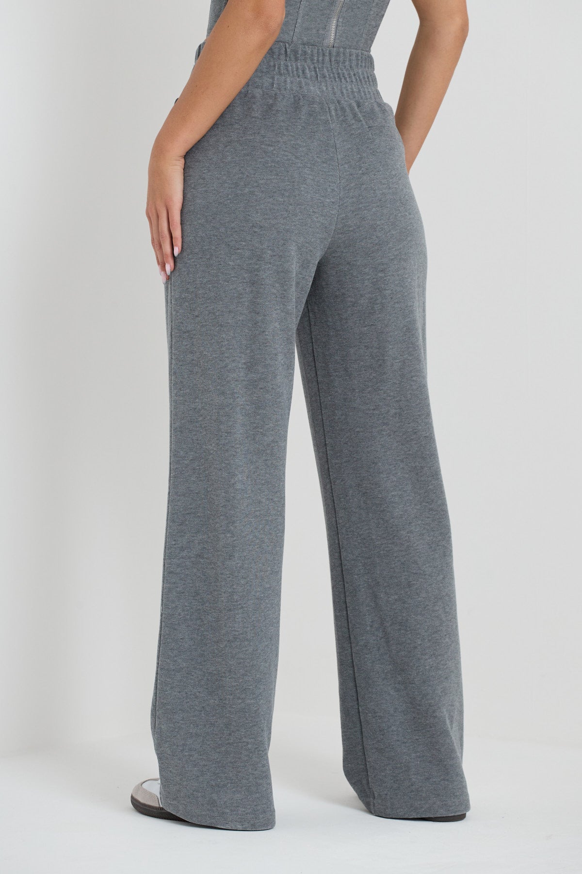 CHARCOAL CONSTANCE STRAIGHT LEG JOGGERS