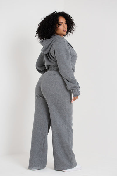 CONSTANCE ZIP JACKET | CHARCOAL
