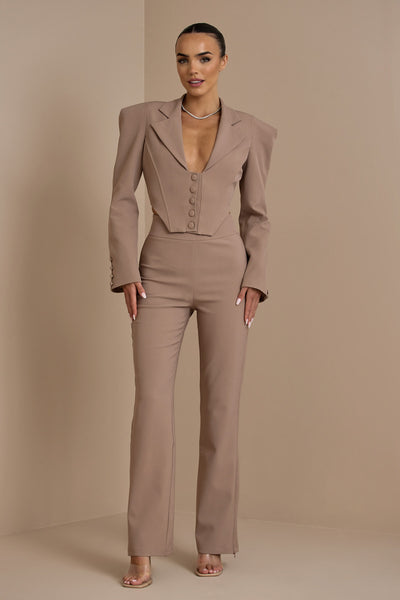 FC GEORGIA TROUSERS | TAUPE