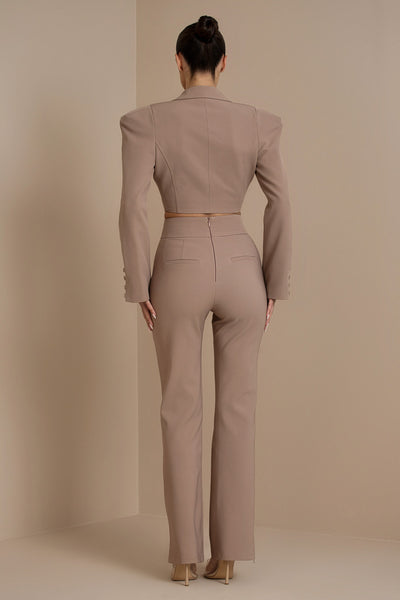 GEORGIA TROUSERS IN TAUPE