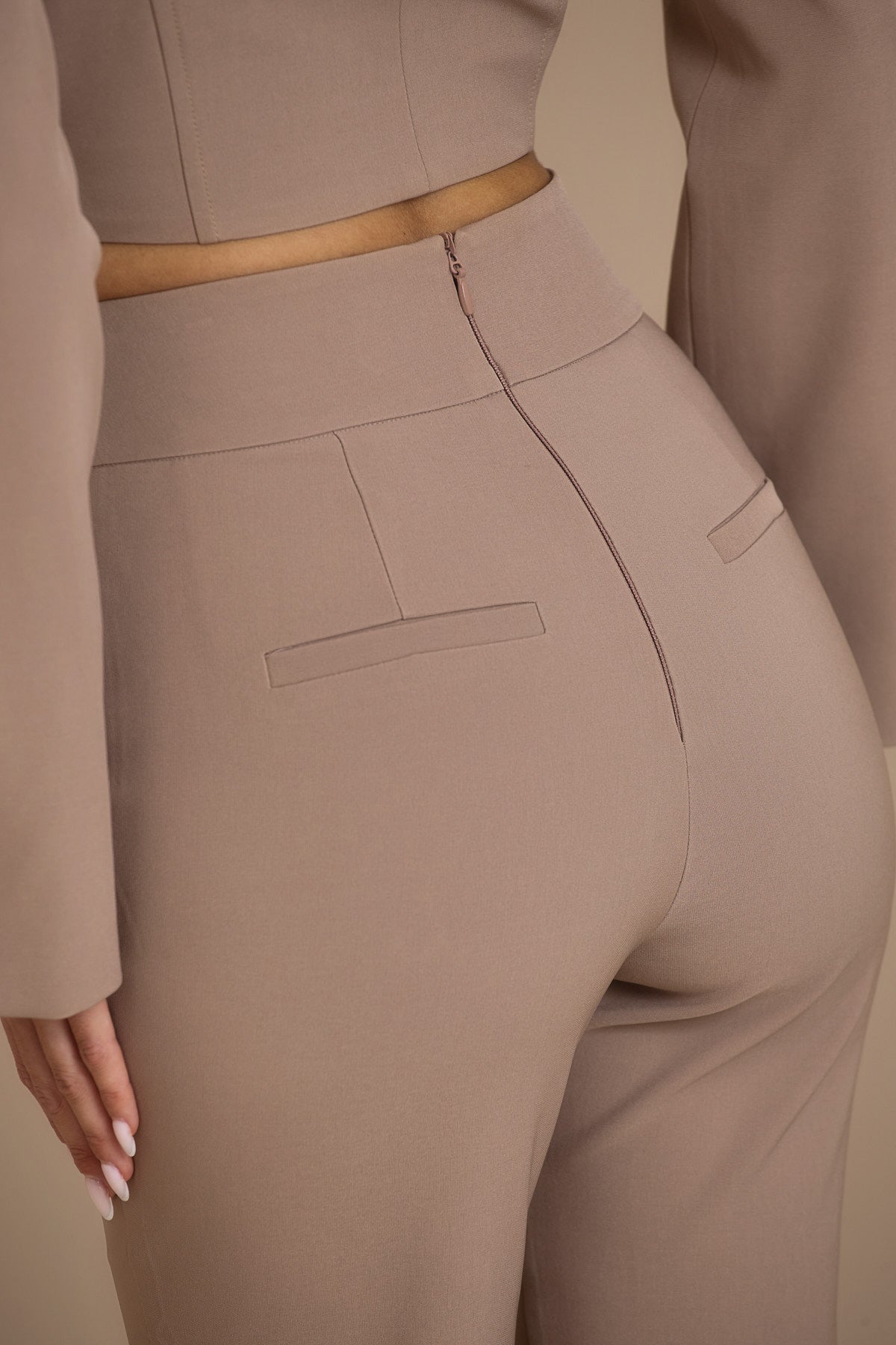 GEORGIA TROUSERS IN TAUPE