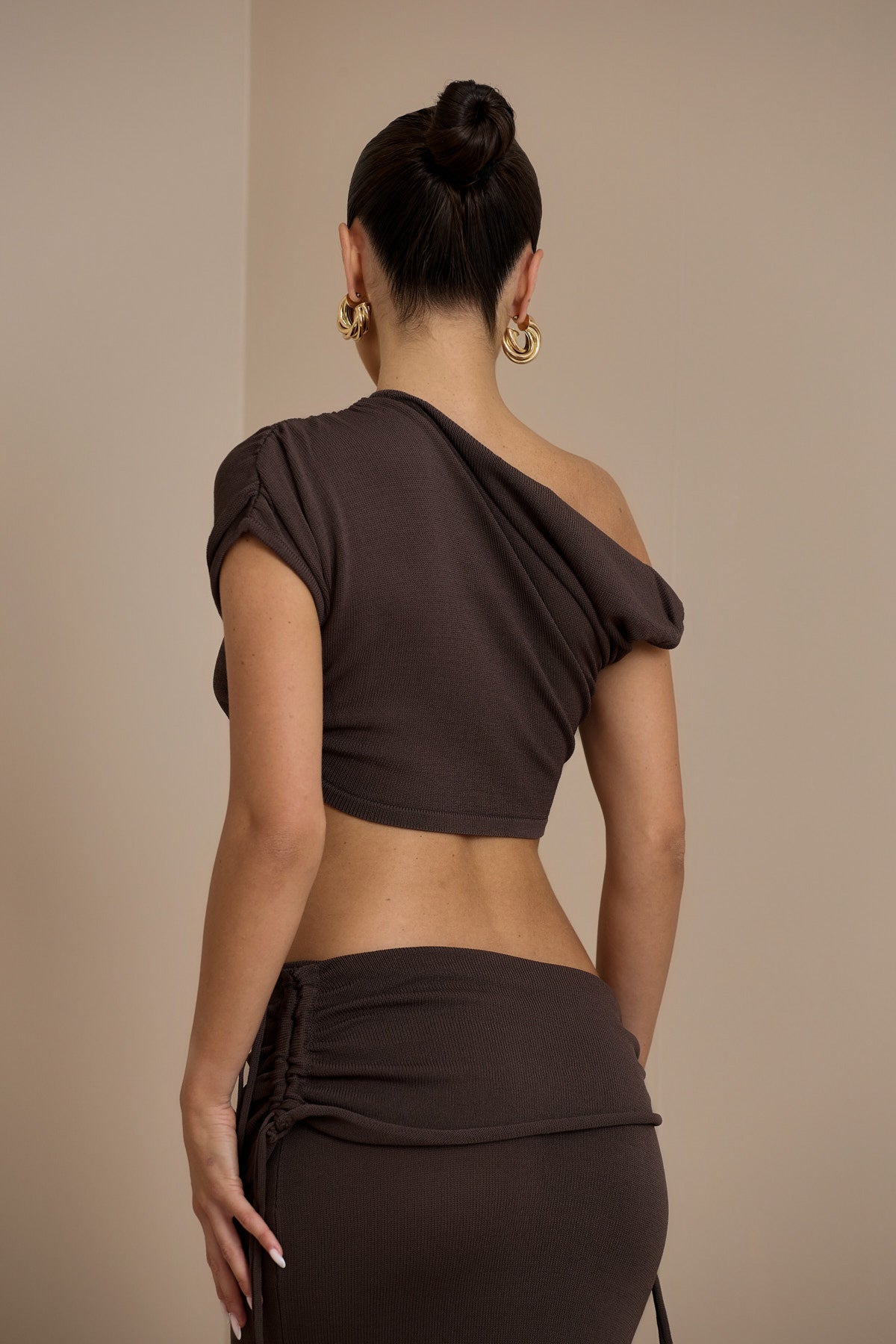 CHOCOLATE YRIS KNIT COORD