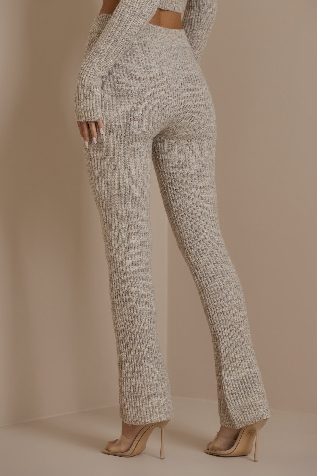 OATMEAL CARRIE PREMIUM KNIT COORD SET