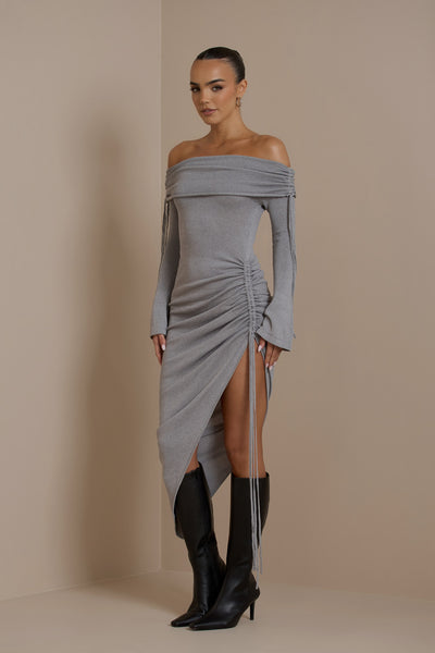 FC SAMANTHA KNIT DRESS | GREY