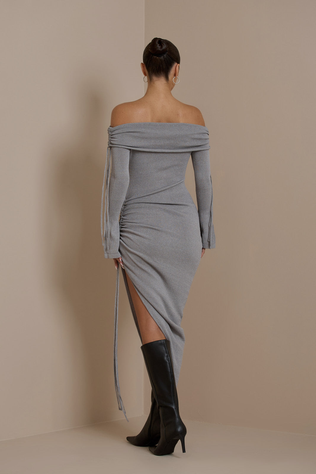 FC SAMANTHA KNIT DRESS | GREY