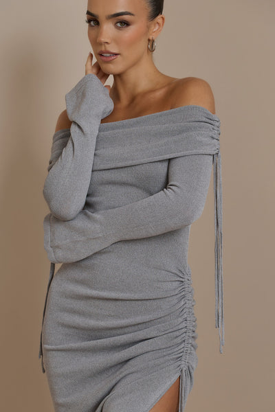 FC SAMANTHA KNIT DRESS | GREY
