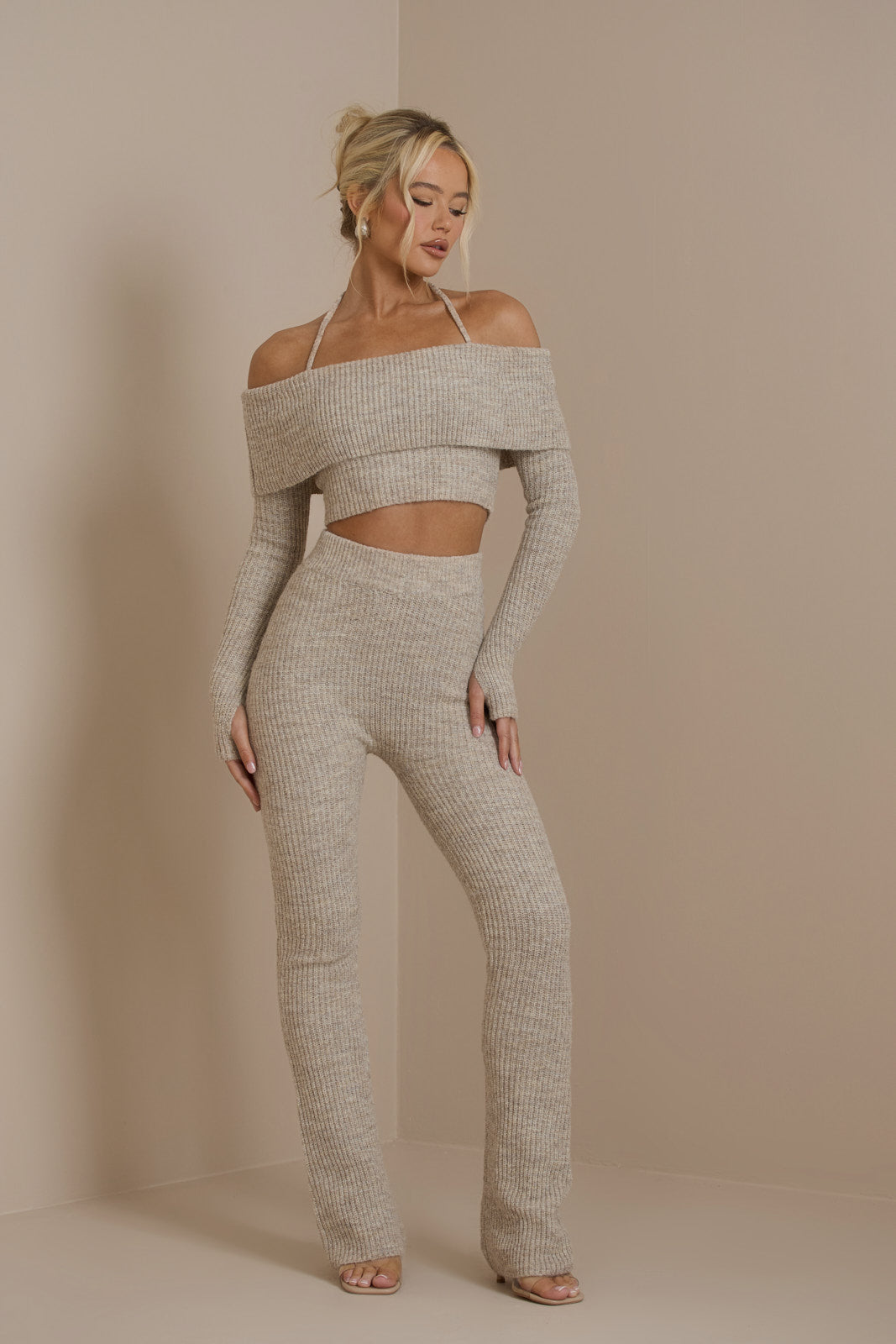 CARRIE KNIT CO-ORD | OATMEAL