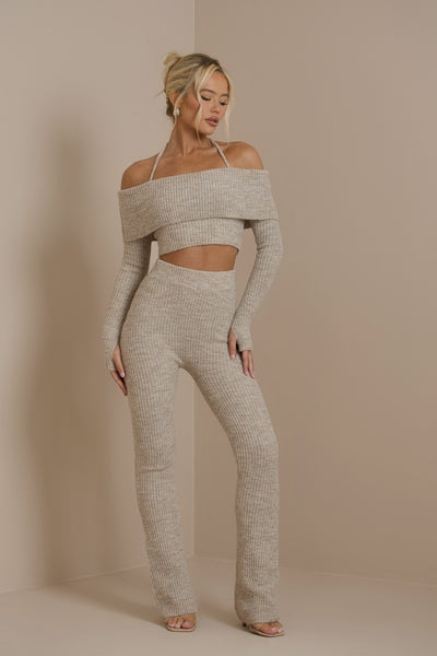 CARRIE KNIT CO-ORD | OATMEAL