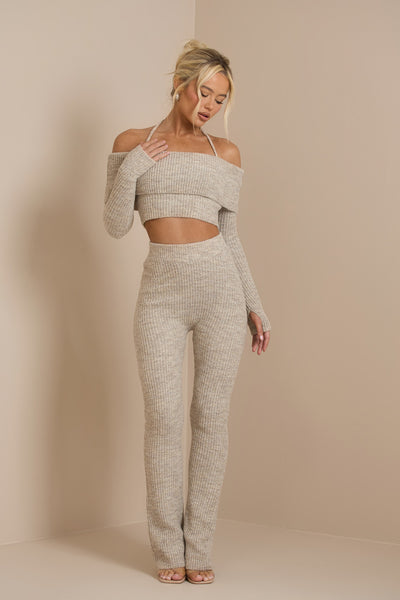 CARRIE KNIT CO-ORD | OATMEAL