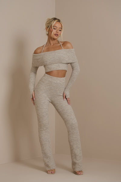 CARRIE KNIT CO-ORD | OATMEAL