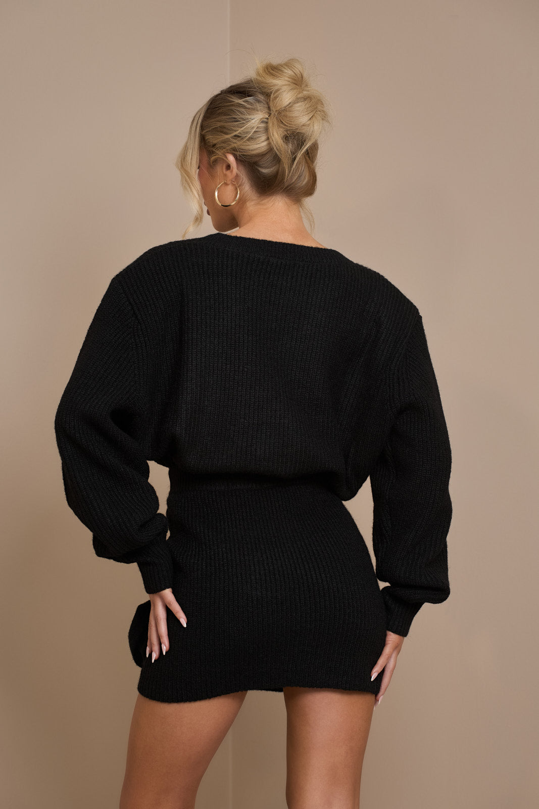 LAROSA PREMIUM KNIT JUMPER | BLACK