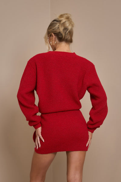 LAROSA KNIT SKIRT | ROUGE