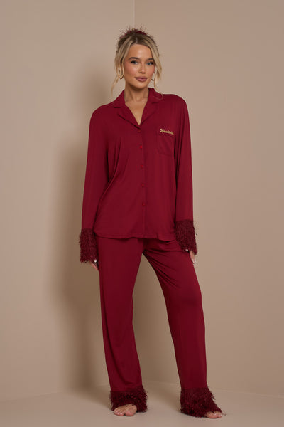 Limited Edition Wine Robyn Pyjamas