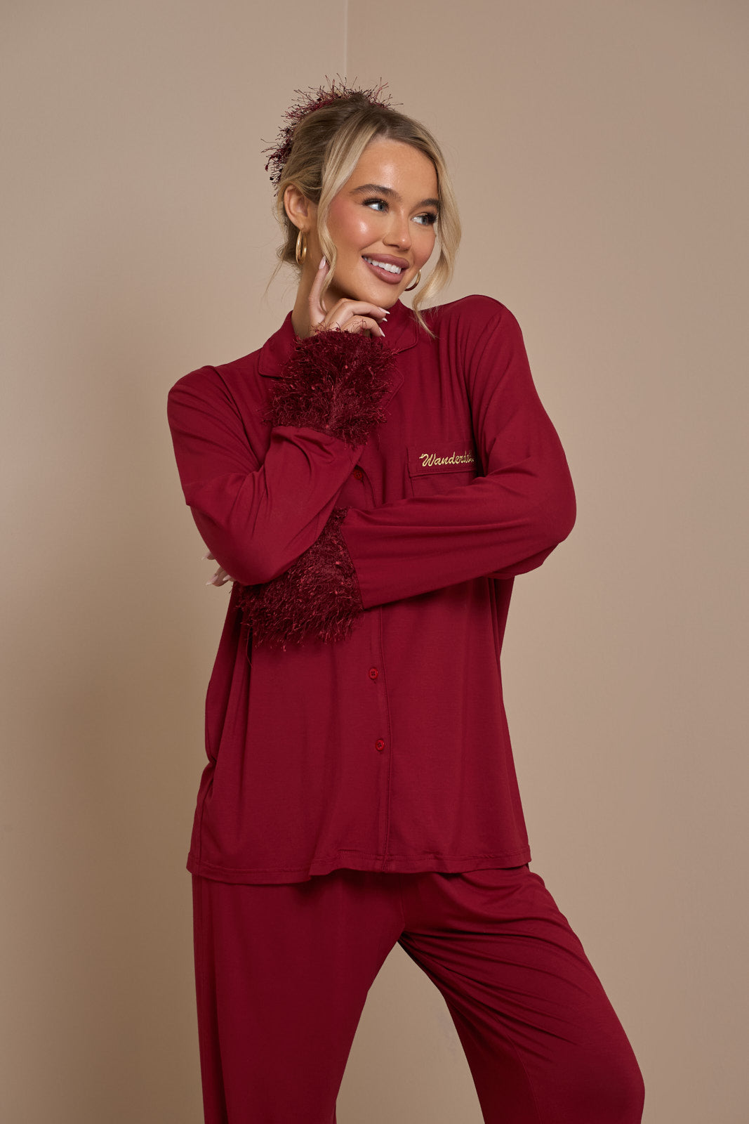 Limited Edition Wine Robyn Pyjamas