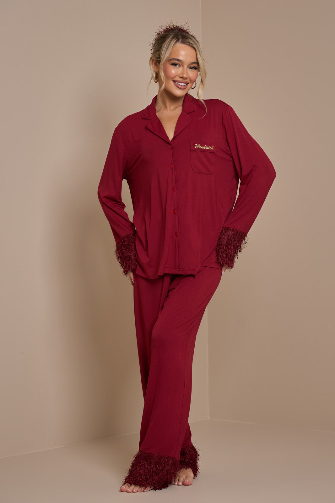 Limited Edition Wine Robyn Pyjamas