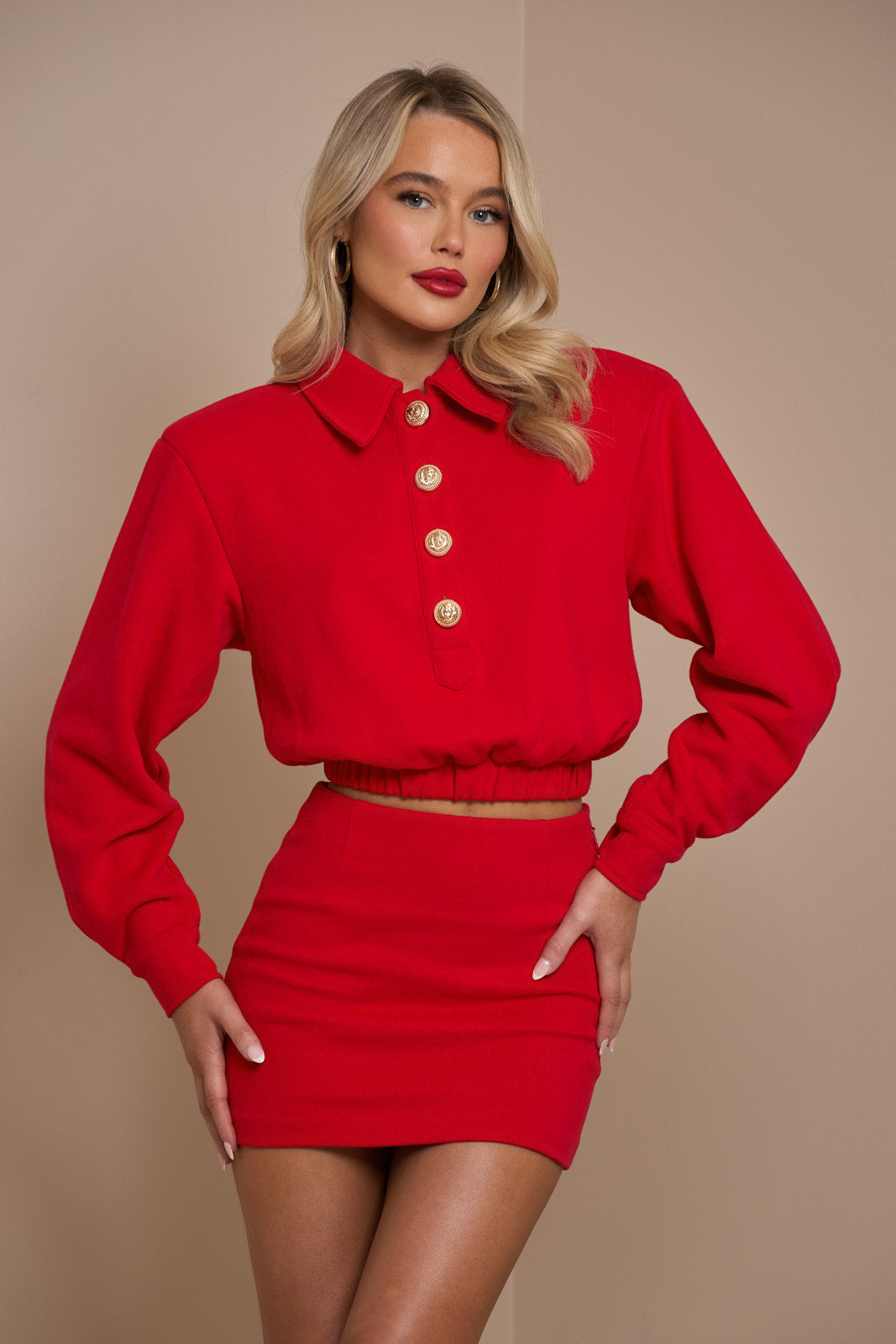 FC RITCHIE MINI SKIRT | ROUGE