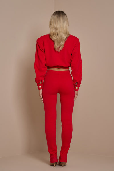 FC RITCHIE CROP JUMPER | ROUGE
