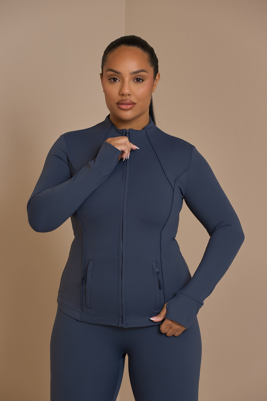 NAVY PREMIUM ULTIMATE ACTIVE WEAR JACKET Wander Doll