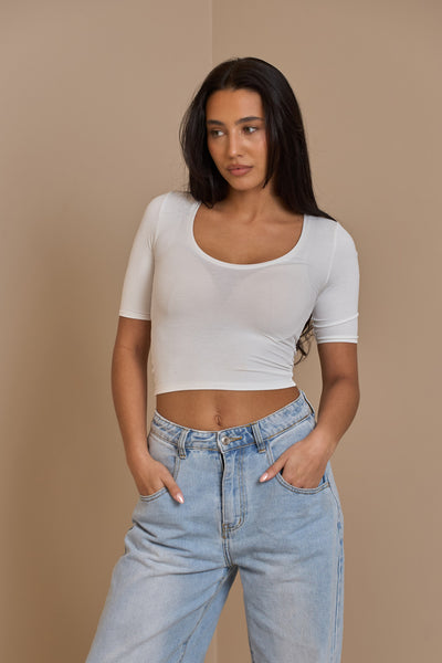 FC CORE WHITE TOP