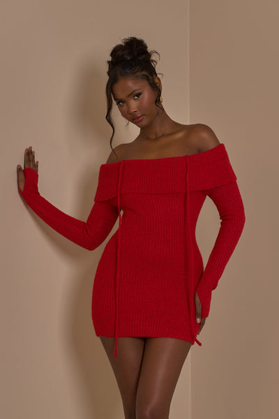 FC CARRIE MINI DRESS | RED