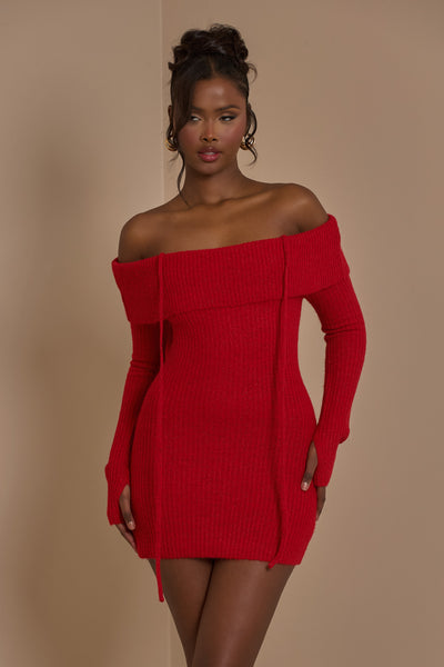FC CARRIE MINI DRESS | RED