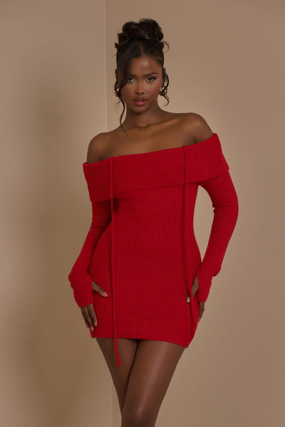 FC CARRIE MINI DRESS | RED