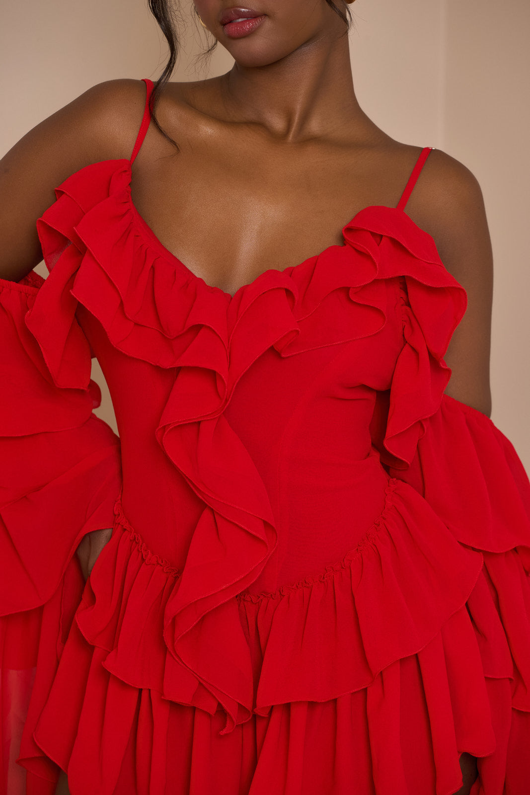 KENDAL PLAYSUIT | RED