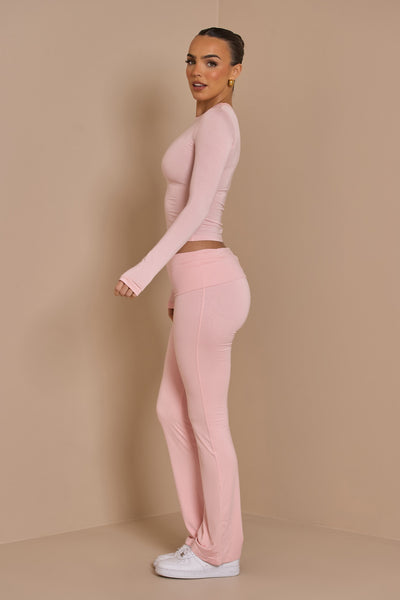 Regular Emma trousers in Strawberry milkshake