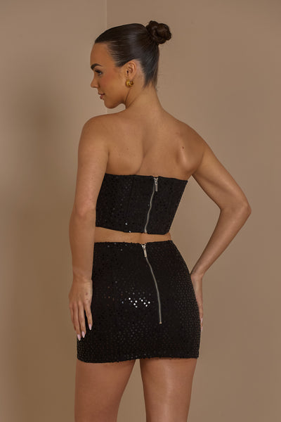 FC MAYA CORSET | BLACK GLAZE