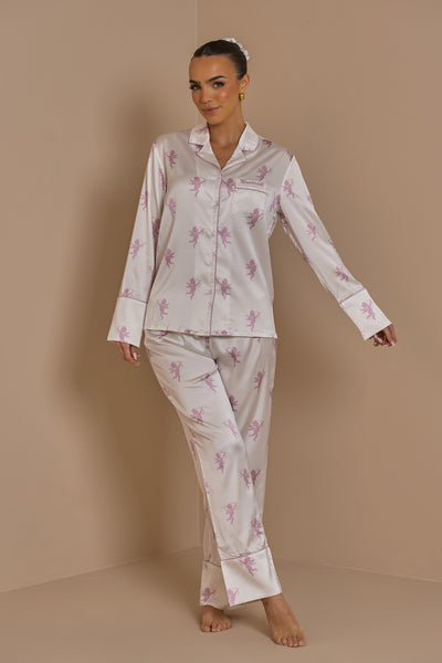 FC PYJAMA SET | BABY PINK CUPID