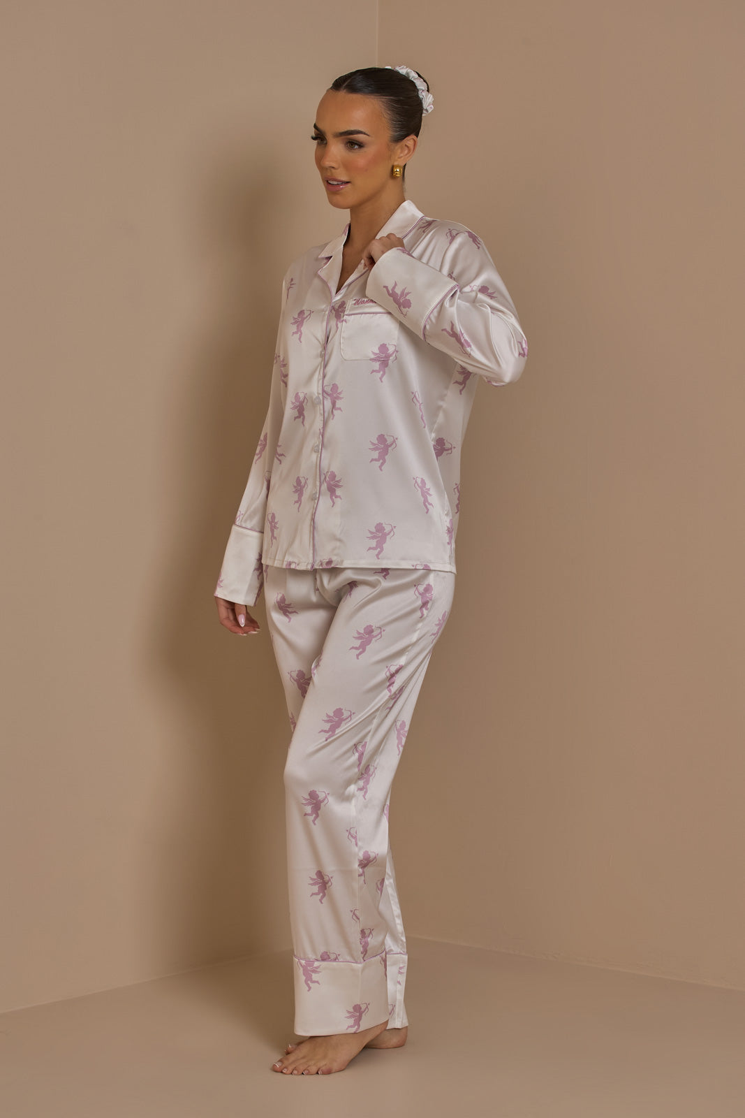FC PYJAMA SET | BABY PINK CUPID