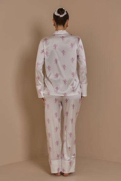 BABY PINK CUPID PYJAMA SET