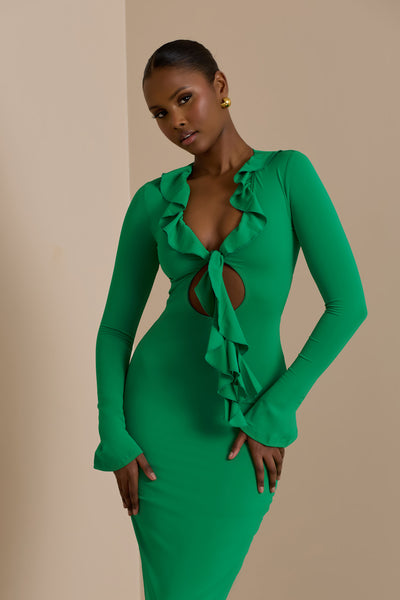 NICOLE DRESS | GREEN