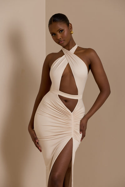 FC PHOEBE MAXI DRESS | VANILLA