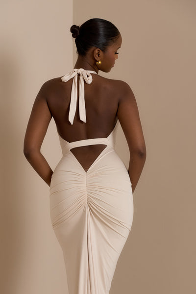 FC PHOEBE MAXI DRESS | VANILLA