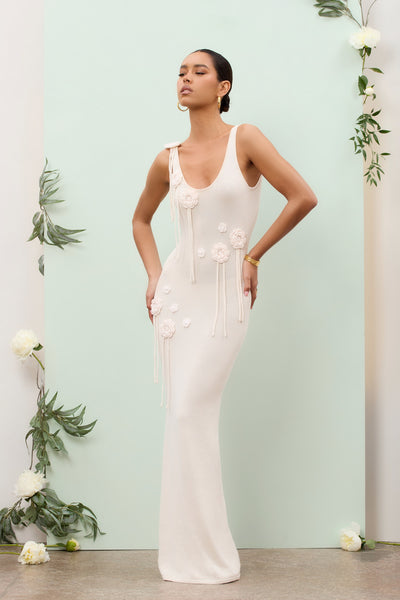 LILLY MAXI DRESS | VANILLA