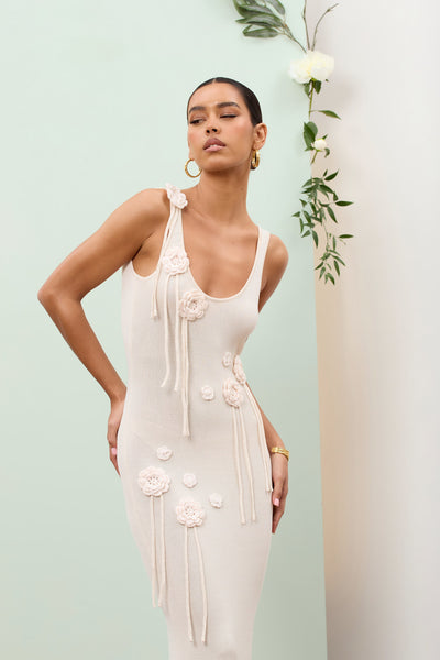 LILLY MAXI DRESS | VANILLA