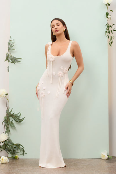LILLY MAXI DRESS | VANILLA
