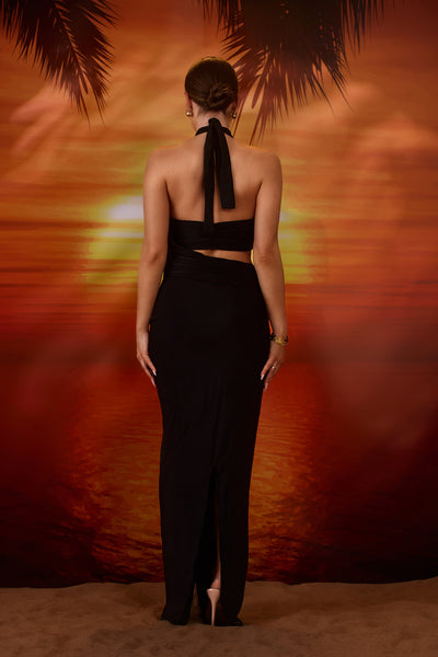 MADISON MAXI DRESS | BLACK