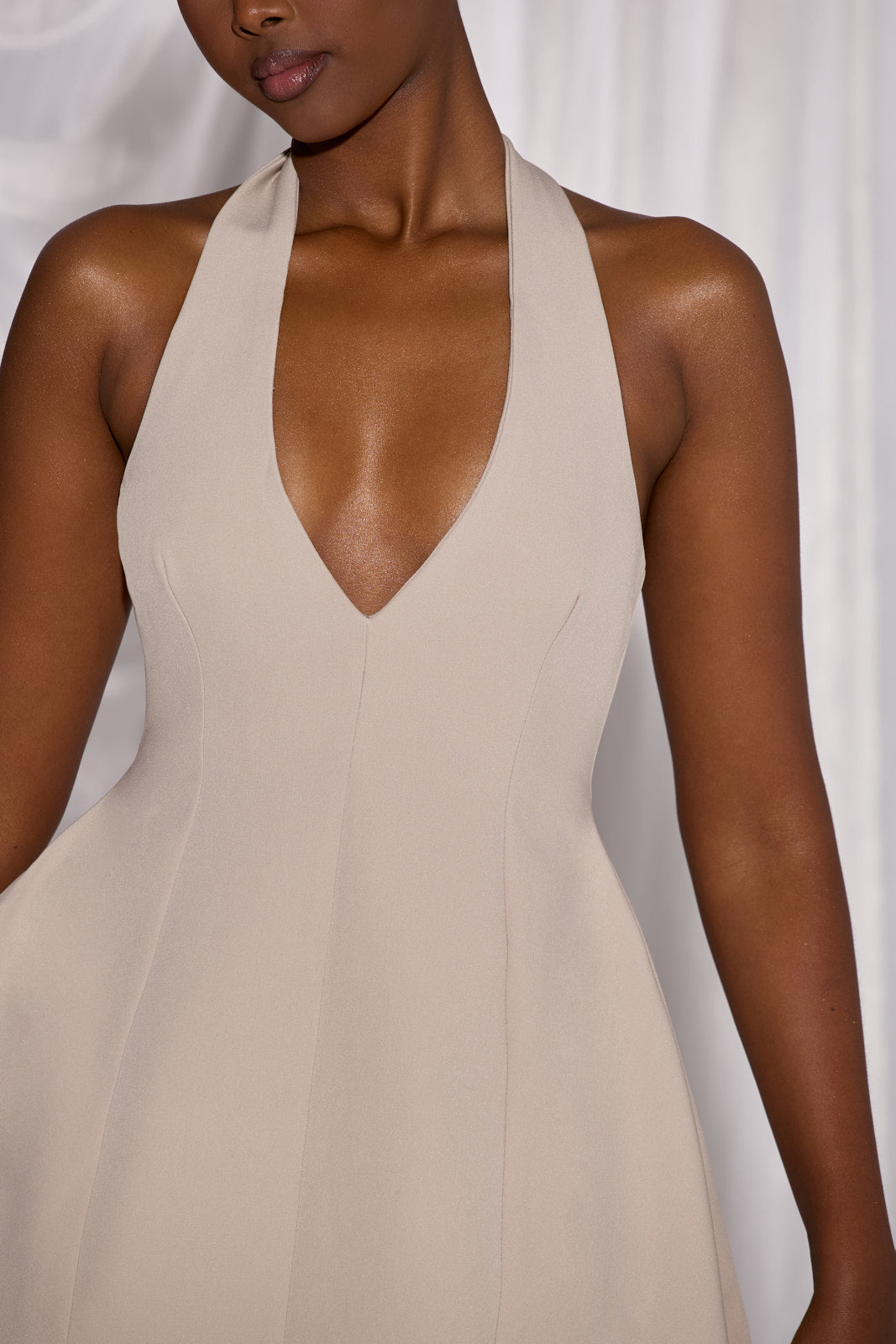 TAYLOR MINI DRESS | TAUPE