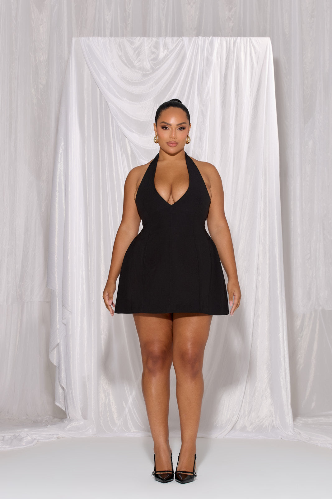 TAYLOR MINI DRESS | TAUPE